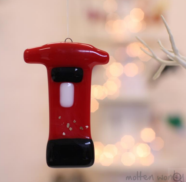 Red Post Box Ornament