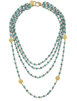 Turquoise Linked Necklace