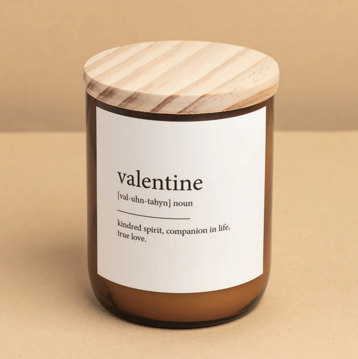 Dictionary Candle - valentine