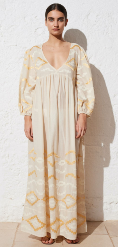 Kaftan Beige Dress