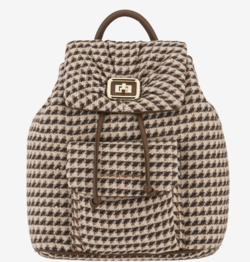 Houndstooth Backpack