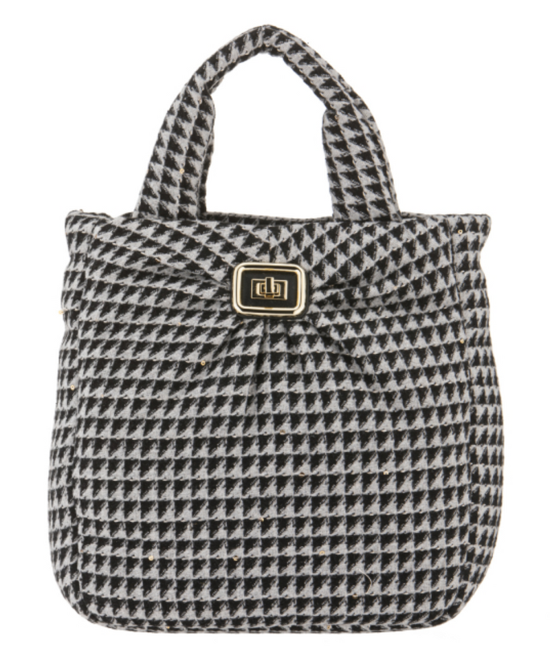 Houndstooth Handbag