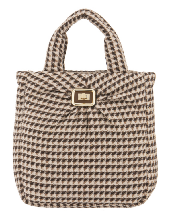 Houndstooth Handbag