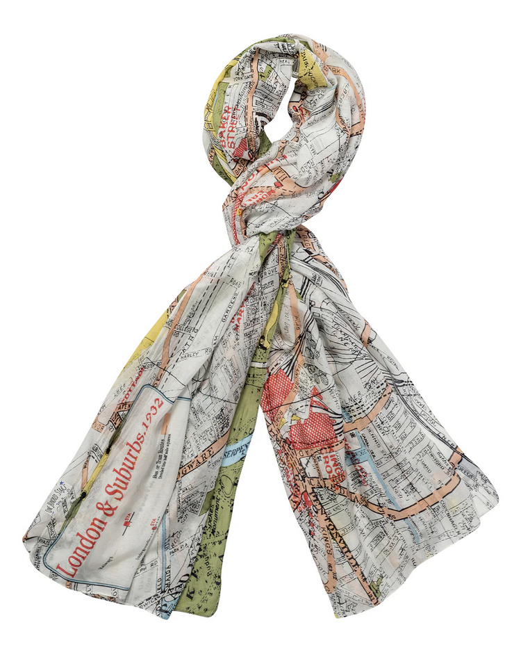 London Map Scarf