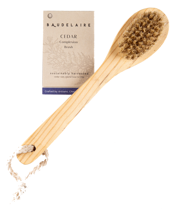 Cedar Long-Handle Complexion Brush