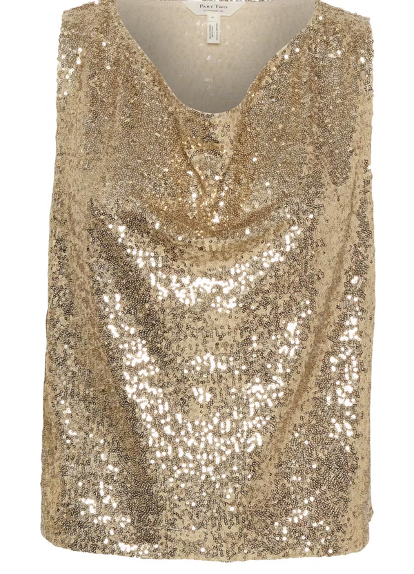 Malikka Sequin Top