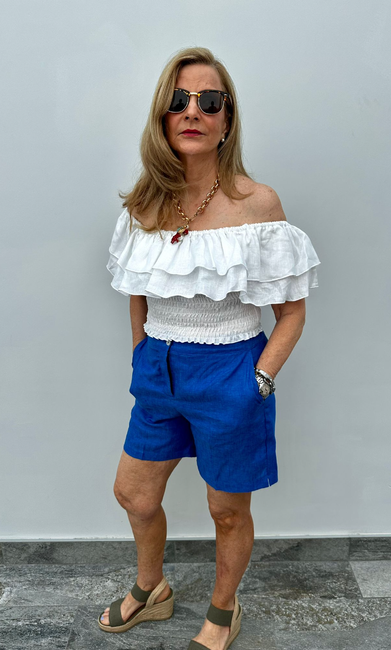Luna Linen Top