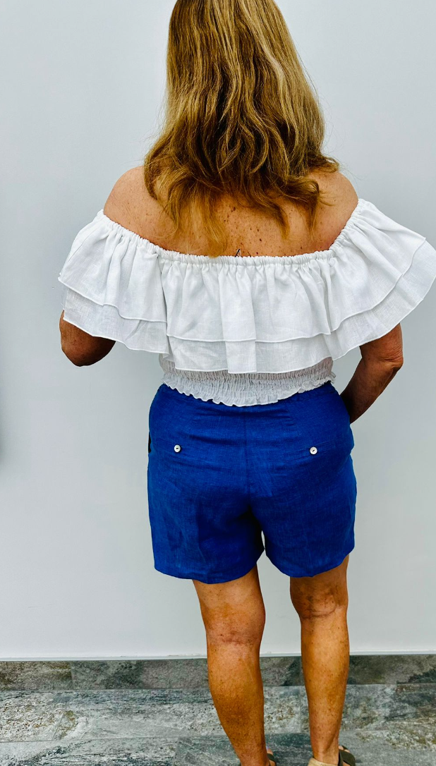 Luna Linen Top