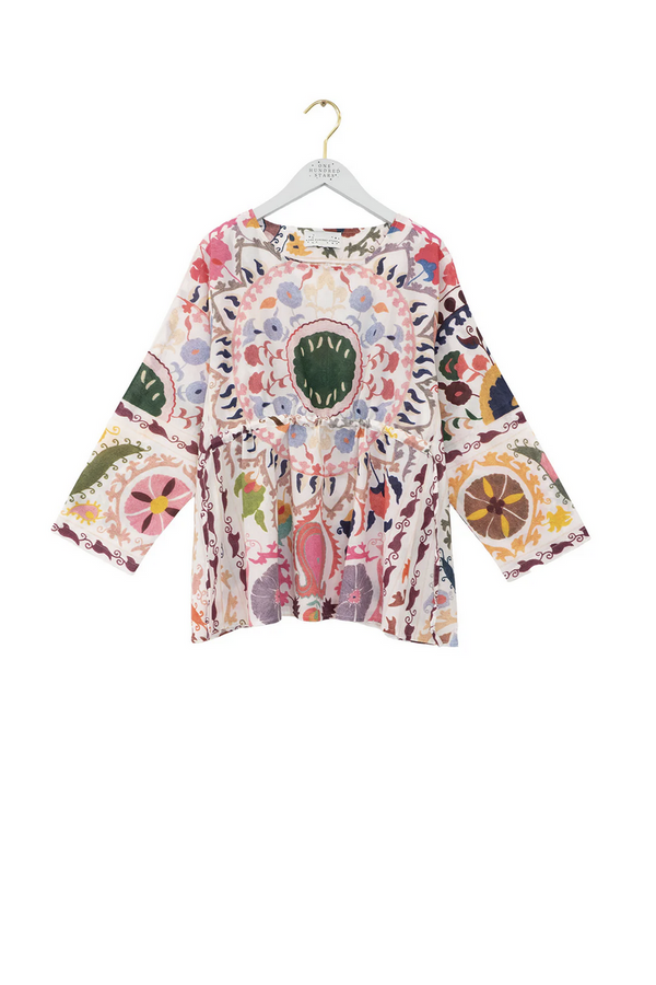 Susani Pink Smock Top