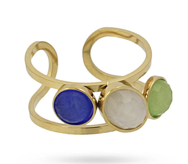 Green Lotus Ring