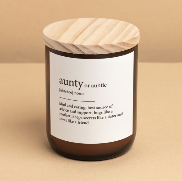 Dictionary Meaning Candle - auntie/aunty