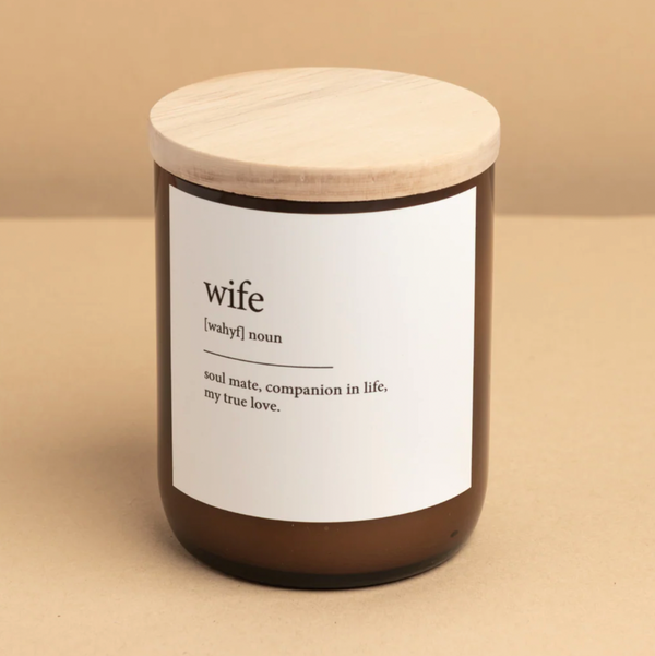 Dictionary Meaning Candle - wife