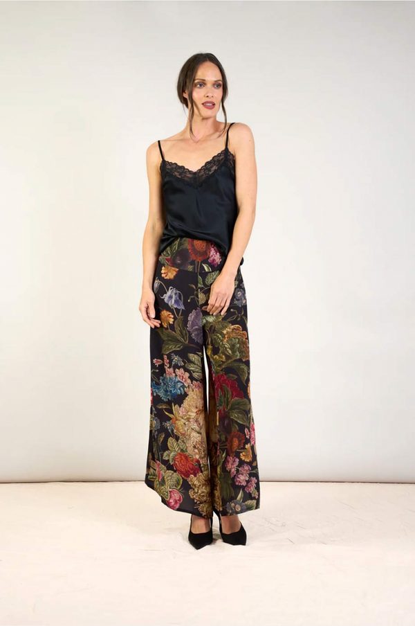 Primula Black Crepe Palazzo Pants