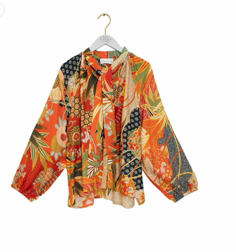 Fans Scarlet Bow Blouse