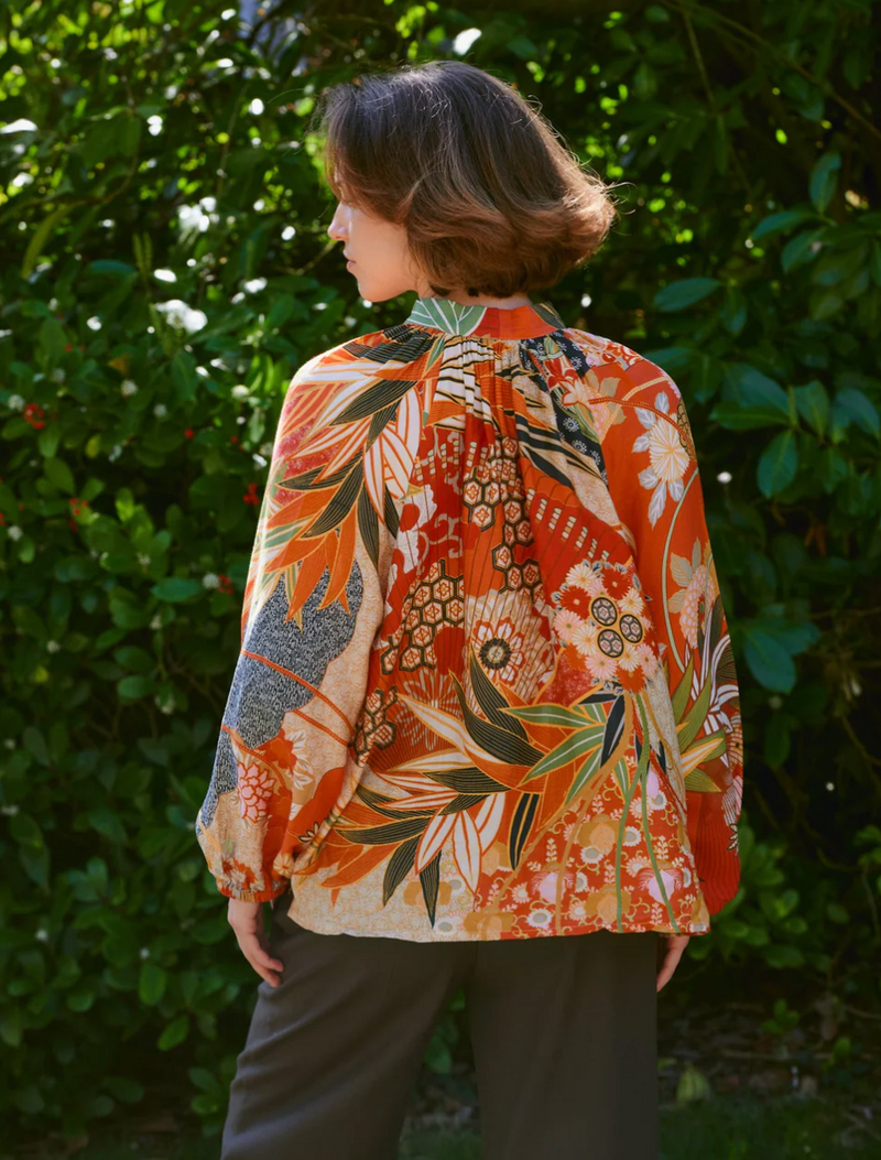 Fans Scarlet Bow Blouse