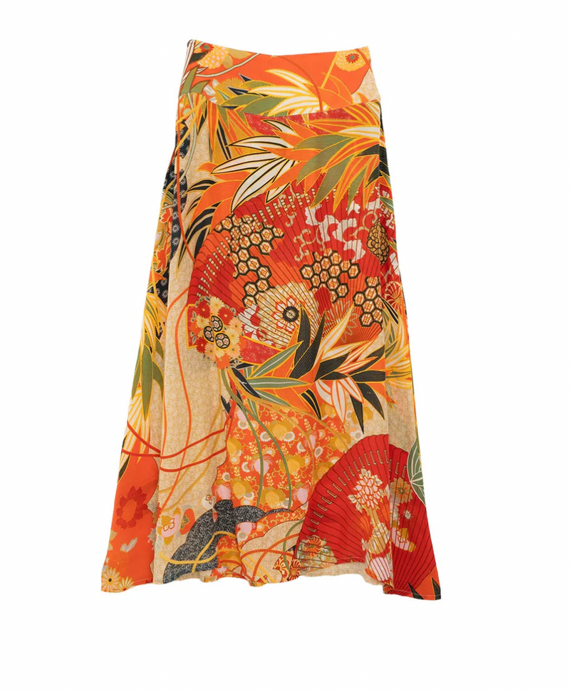 Fans Scarlet A-line Maxi Skirtq