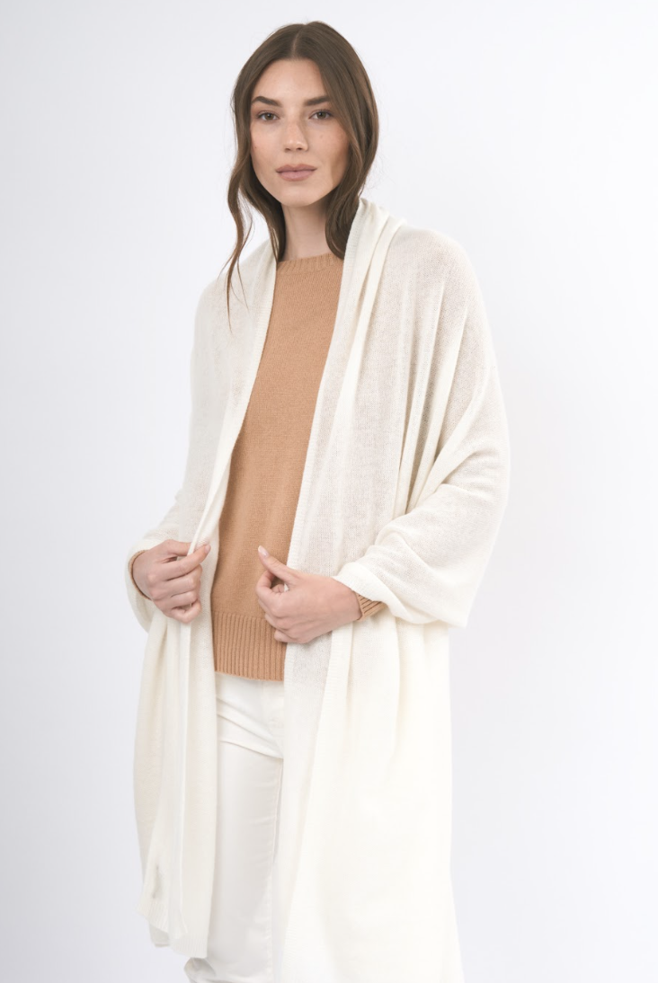 Sustainably Sourced Cashmere Travel Wrap