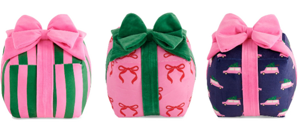 Shiraleah Assorted Set of 8 Patterns Gift Box Pillows, sold separately