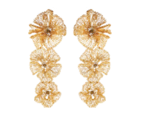 Cascading Flower Earrings