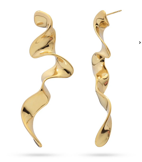 Waves Long Earrings
