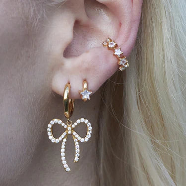 Sparkling Star Single Ear Cuff