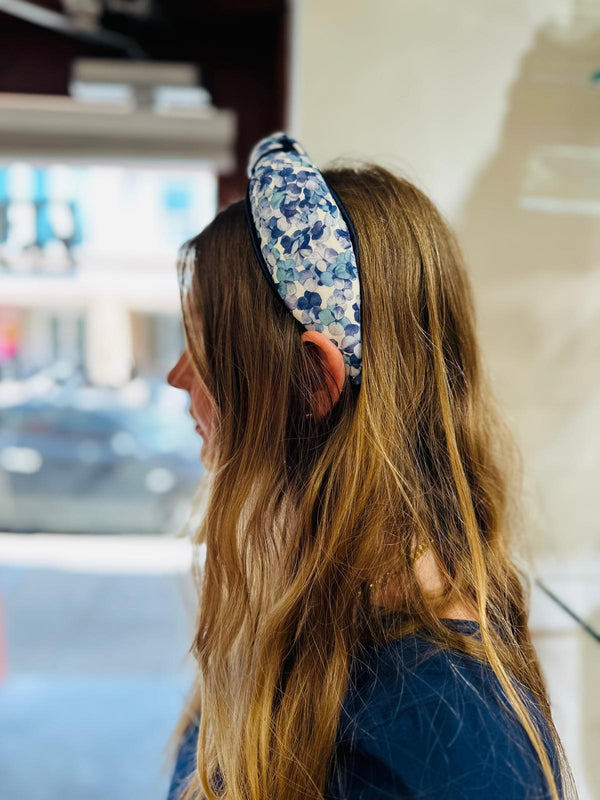 St. George's Blue Floral Headband