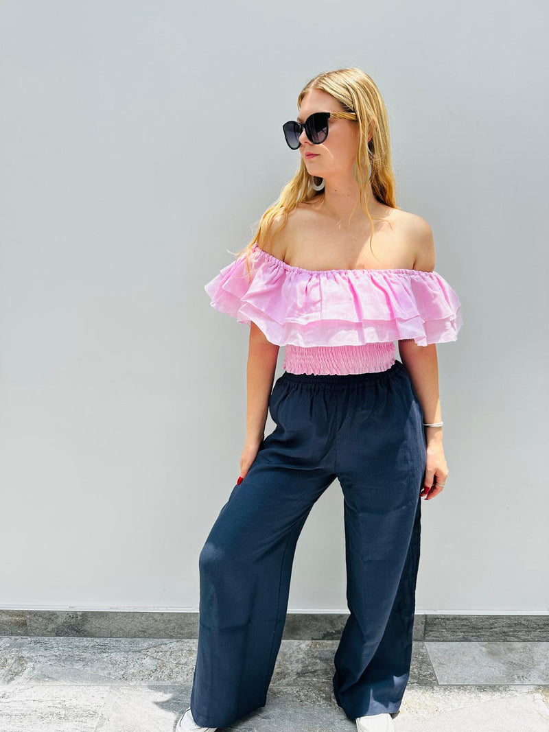 Luna Linen Top