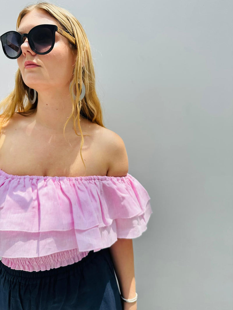 Luna Linen Top