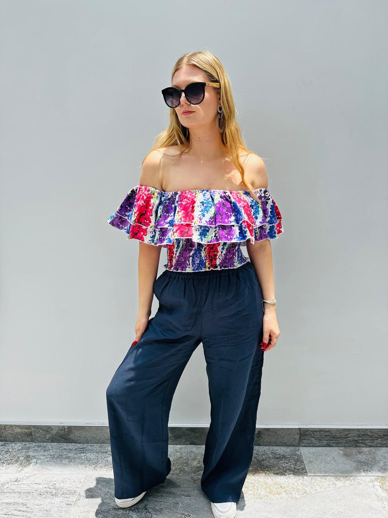 Luna Linen Top