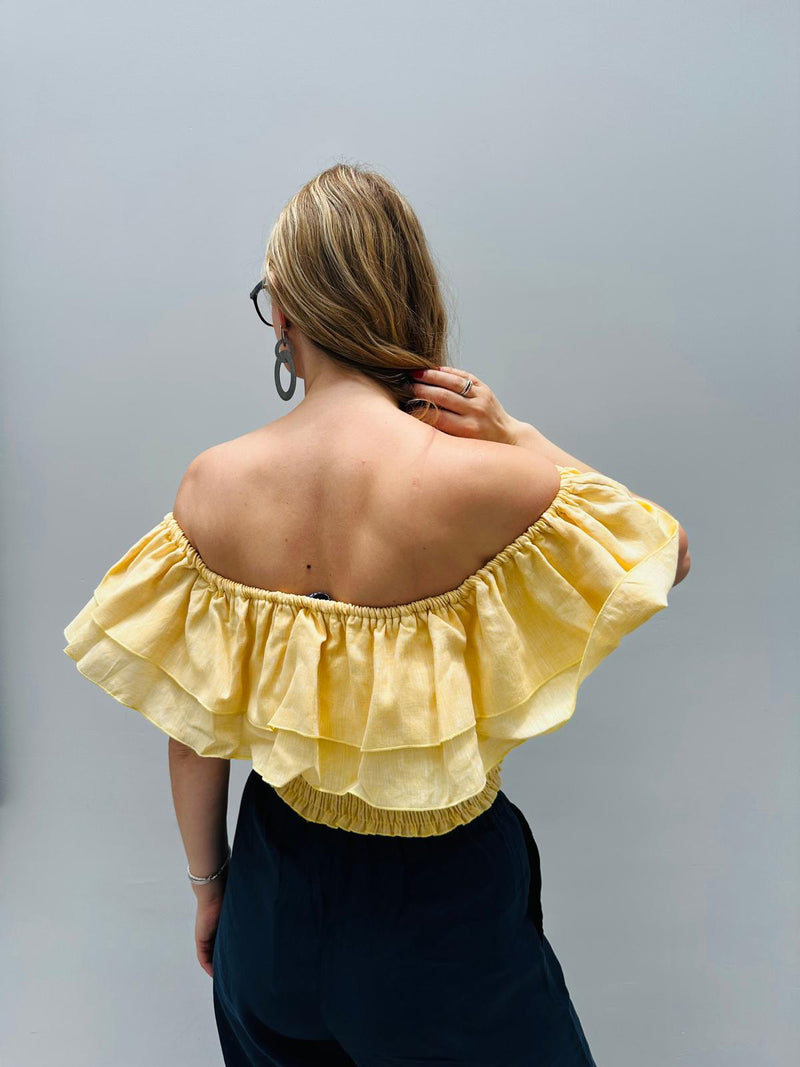 Luna Linen Top