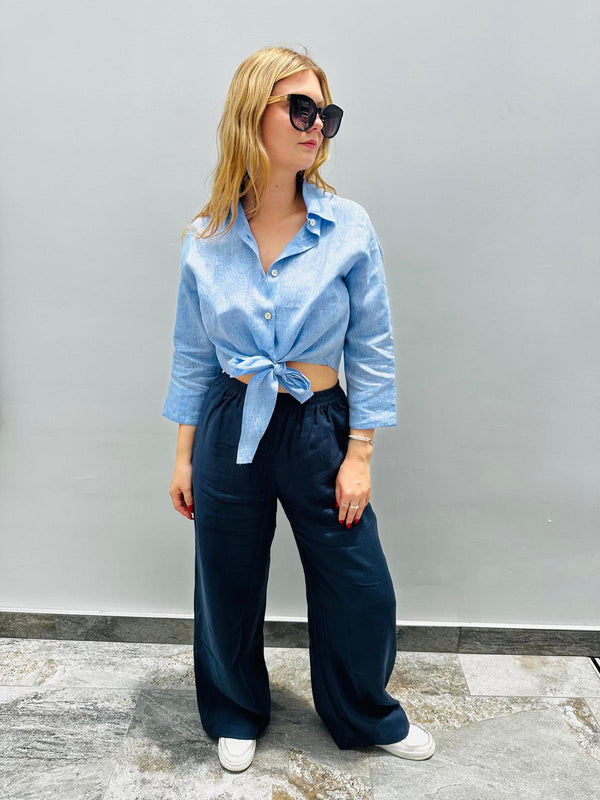 Cam Donna Positano Linen Shirt