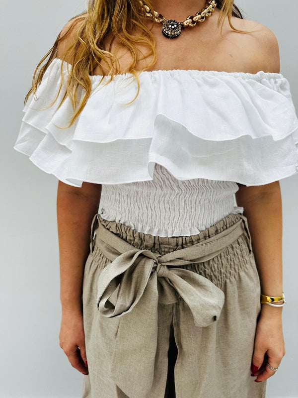 Luna Linen Top
