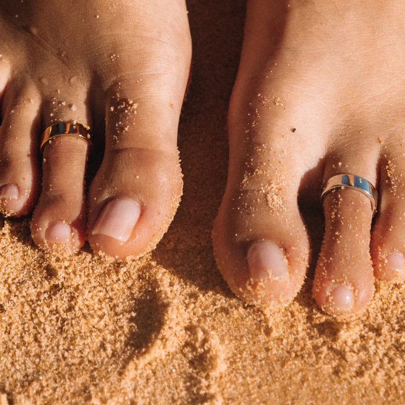 Wide Band Toe Ring