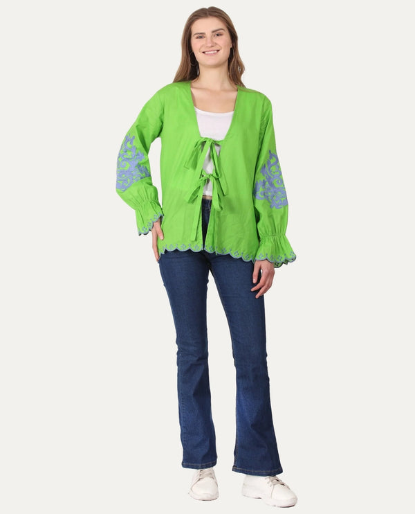 Camilla Green Top