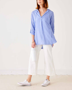 Hermosa Linen Hoodie Tunic