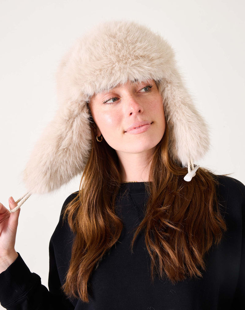 Cozy Cabin Faux Fur Hat