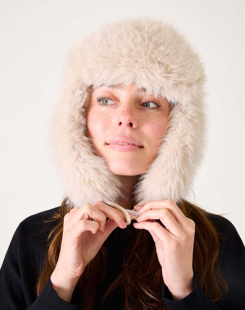 Cozy Cabin Faux Fur Hat