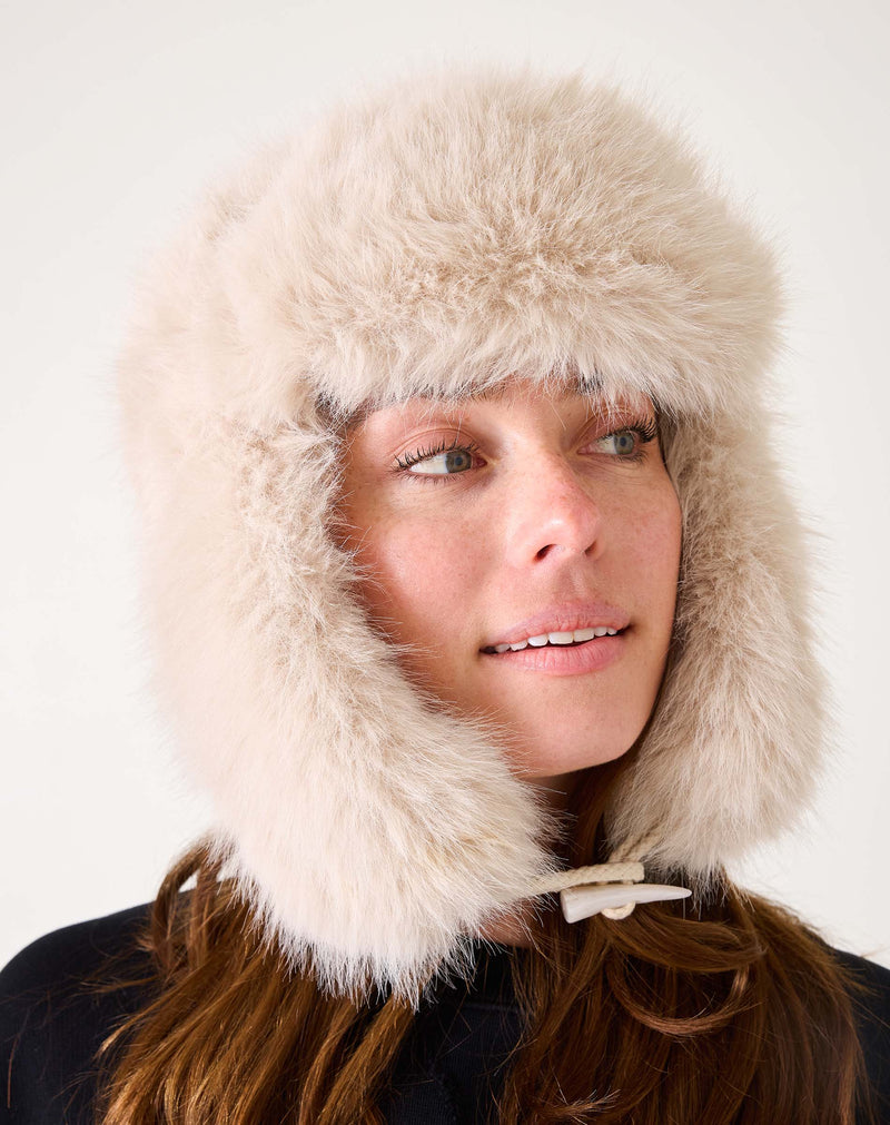 Cozy Cabin Faux Fur Hat