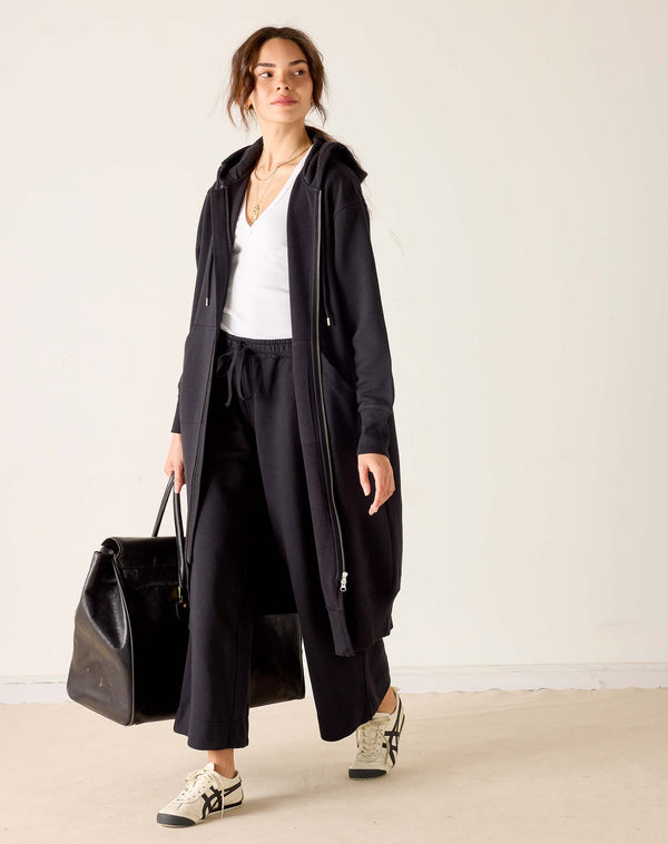 Frenchie Full Zip Maxi Hoodie