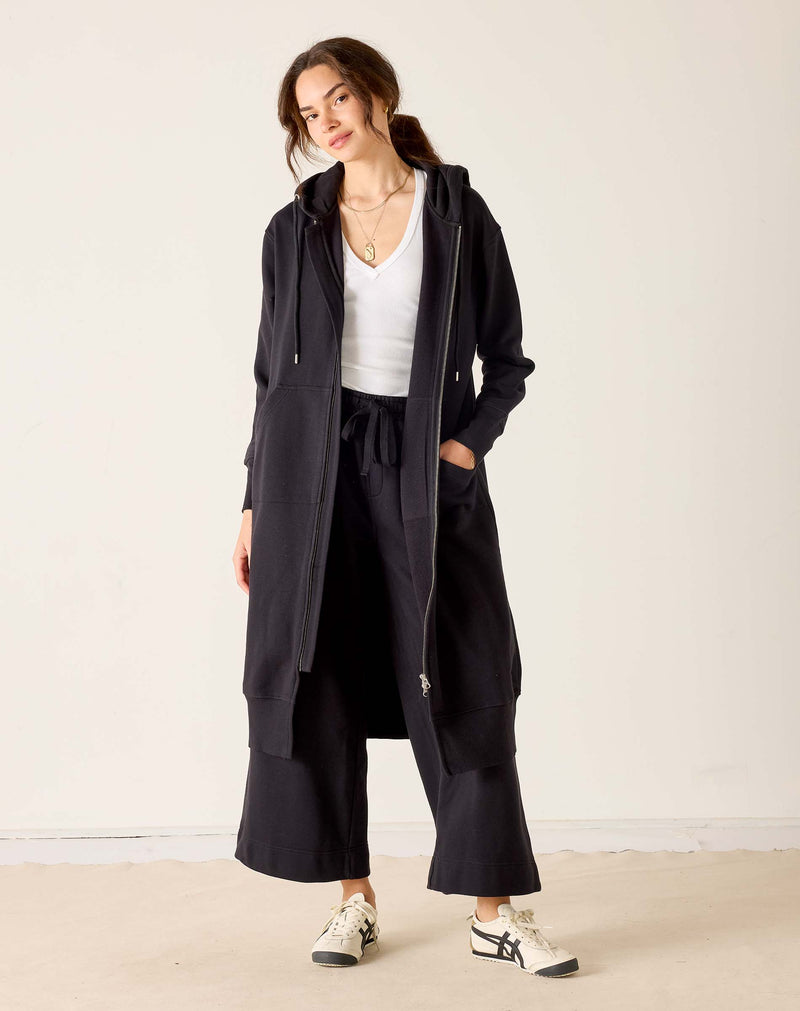 Frenchie Full Zip Maxi Hoodie