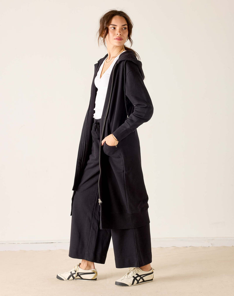 Frenchie Full Zip Maxi Hoodie