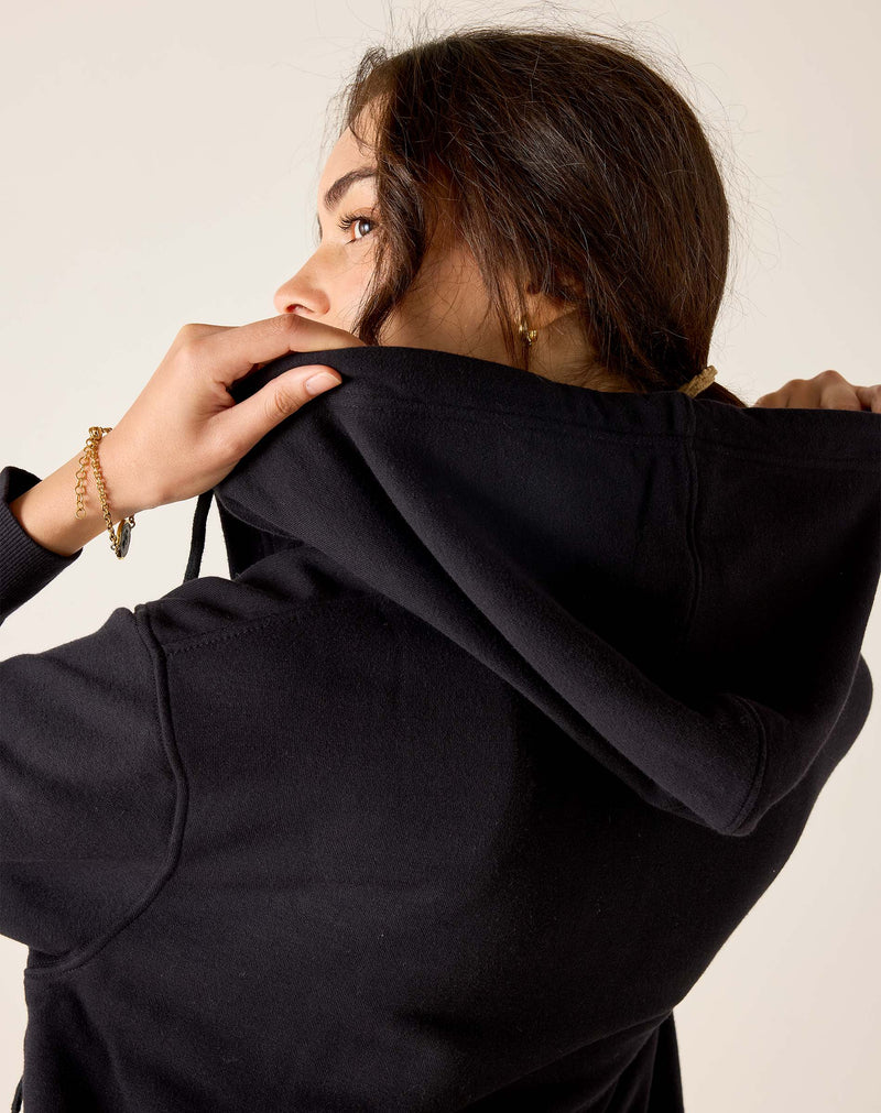 Frenchie Full Zip Maxi Hoodie