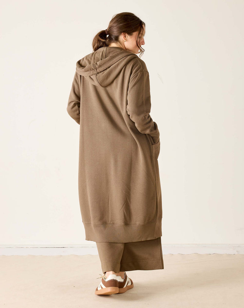 Frenchie Full Zip Maxi Hoodie