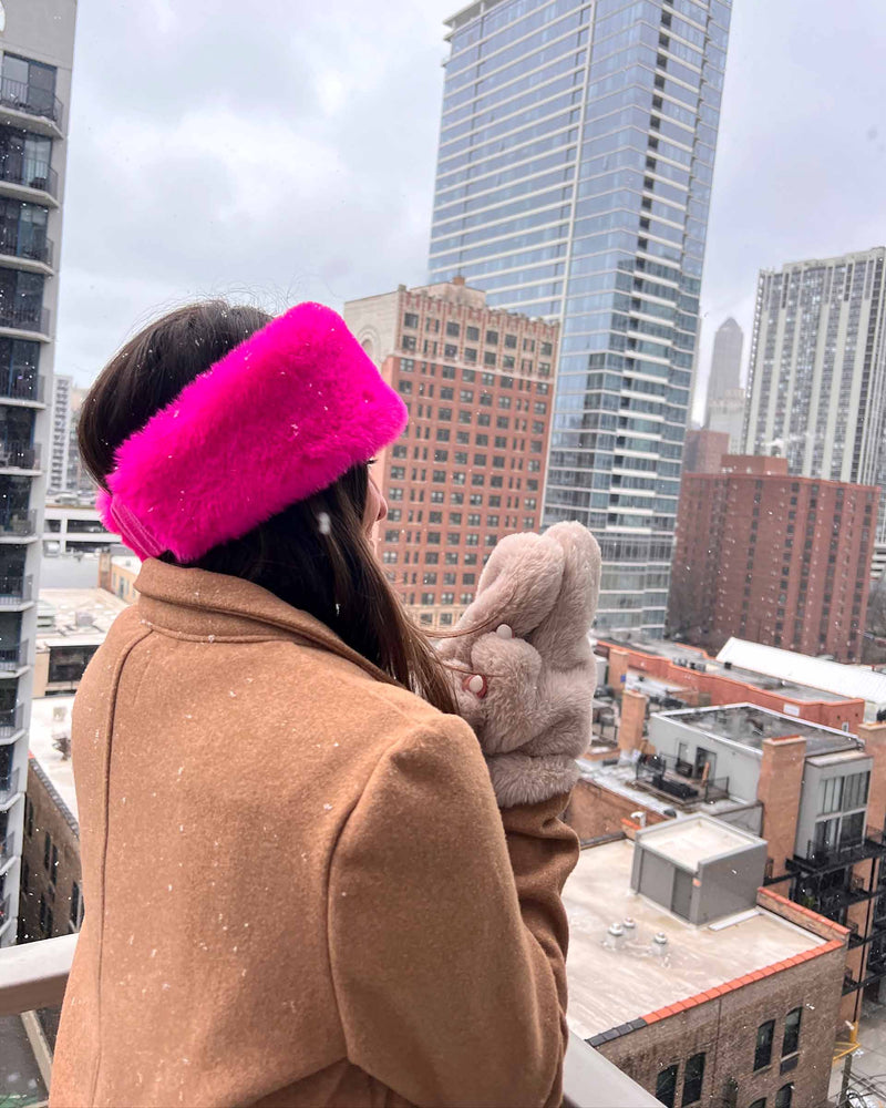 Cozy Cabin Faux Fur Headband Added to Wish