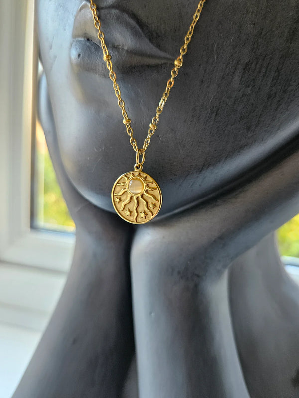 Rose Quartz Pendant Necklace