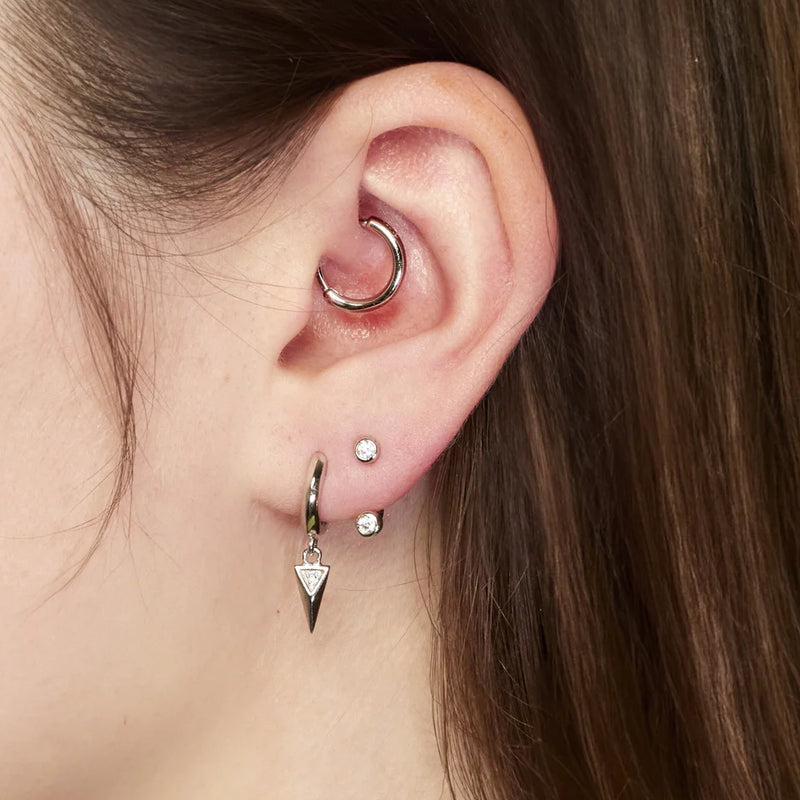 Plain Daith Hoop Single Earring