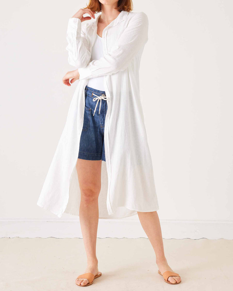 Hermosa Linen Shirt Dress & Cover up Cassine Hermosa Linen Shirt Dress & Cover up Cassine