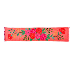 Coral Nature's Path Table Runner
