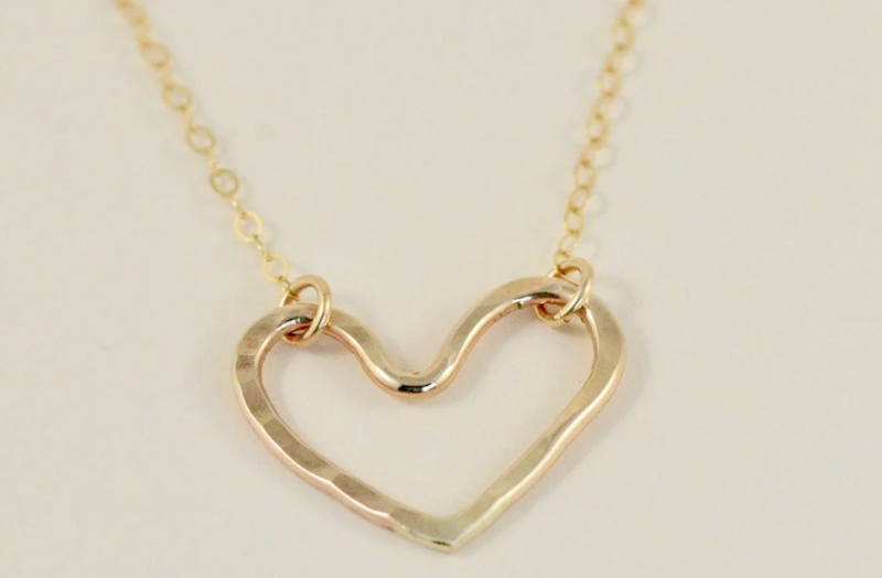 Gold Heart Small necklace