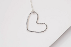 Small Silver Heart Necklace